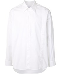 Solid Homme Cotton Button Detail Shirt