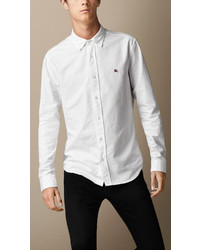 Burberry Cotton Oxford Shirt, $225 | Burberry | Lookastic