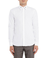 Givenchy Cotton Shirt With Collar Stay Detail