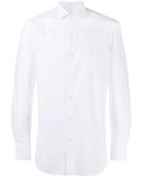 Boglioli Cutaway Collar Cotton Shirt