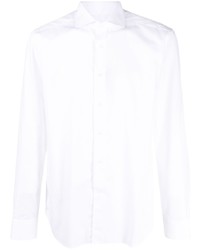 Corneliani Cutaway Collar Cotton Shirt