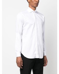Barba Cutaway Collar Long Sleeve Shirt