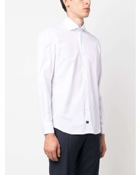 Fay Cutaway Collar Long Sleeve Shirt