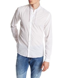 David Naman Tropical Long Sleeve Trim Fit Shirt