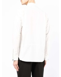 Sacai Decorative Zip Detail Cotton Shirt