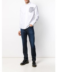 Les Hommes Urban Double Pocket Shirt