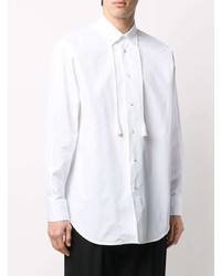 Jil Sander Drawstring Collar Cotton Shirt