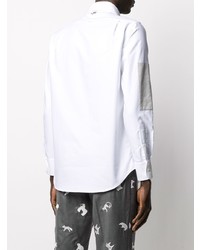 Thom Browne Elbow Patch Long Sleeve Shirt