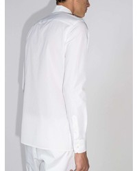 Fendi Embossed Logo Cotton Shirt