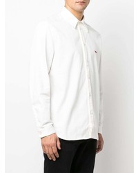 Diesel Embroidered Logo Button Up Shirt