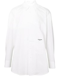 Wooyoungmi Embroidered Logo Cotton Shirt