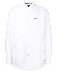BOSS Embroidered Logo Long Sleeve Shirt