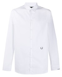 Raf Simons X Fred Perry Embroidered Wreath Detail Shirt