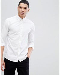 BOSS Epreppy Slim Fit Shirt In White