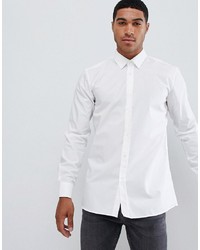 Hugo Extra Slim Fit Poplin Shirt In White