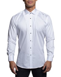 Maceoo Fibonacci Ceremony White Button Up Shirt