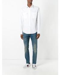 Gucci Fitted Cambridge Shirt