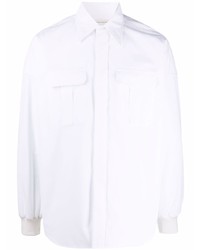 Alexander McQueen Flap Pocket Cotton Shirt