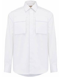 Alexander McQueen Flap Pockets Buttoned Shirt