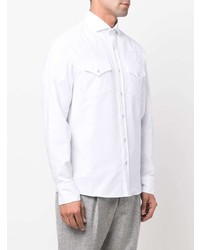 Brunello Cucinelli Flap Pockets Cotton Shirt