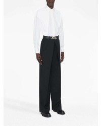 Alexander McQueen Folded Long Sleeved Cotton Shirt