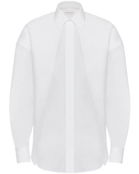 Alexander McQueen Folded Long Sleeved Cotton Shirt