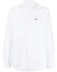 MAISON KITSUNÉ Fox Patch Cotton Shirt
