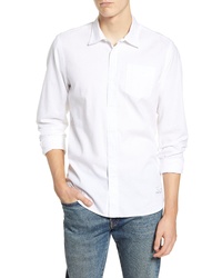 Scotch & Soda Fresh Melange Relaxed Fit Neppy Button Up Shirt