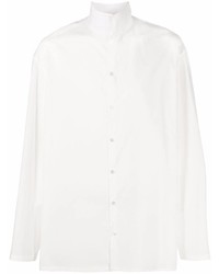 Lemaire Funnel Neck Long Sleeve Shirt