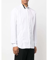 Neil Barrett Graphic Collar Cotton Shirt