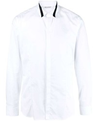 Neil Barrett Graphic Collar Cotton Shirt