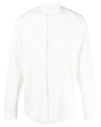 FURSAC Grid Pattern Cotton Merino Shirt