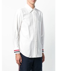 Thom Browne Grosgrain Cuff Oxford Shirt