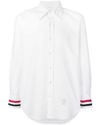 Thom Browne Grosgrain Cuff Oxford Shirt