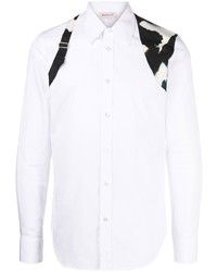 Alexander McQueen Harness Detail Poplin Shirt