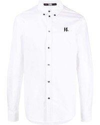 Karl Lagerfeld Kl Logo Oxford Shirt