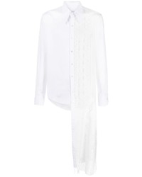 CANAKU Lace Panelled Cotton Shirt