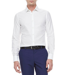 Lanvin Slim Cut Long Sleeve Shirt White