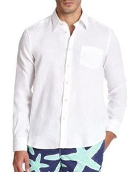 Vilebrequin Linen Button Down Shirt