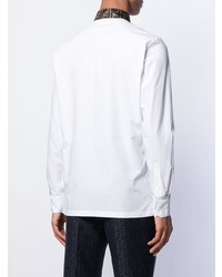 Fendi Logo Collar Tailored Shirt