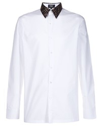 Fendi Logo Collar Tailored Shirt