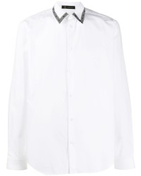 Versace Logo Collar Tailored Shirt