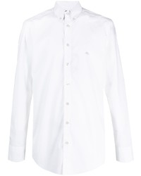 Etro Logo Embroidered Cotton Shirt