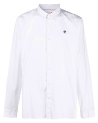 Timberland Logo Embroidered Cotton Shirt