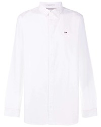 Tommy Jeans Logo Embroidered Shirt