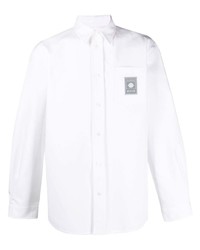 Valentino Logo Patch Buttoned Shirt