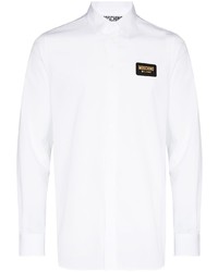 Moschino Logo Patch Cotton Shirt