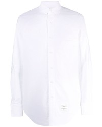 Thom Browne Logo Patch Cotton Shirt