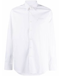 Prada Logo Patch Long Sleeve Shirt