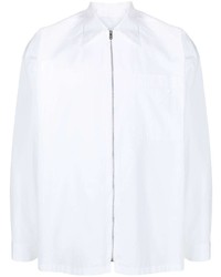 Prada Logo Patch Zipped Shirt